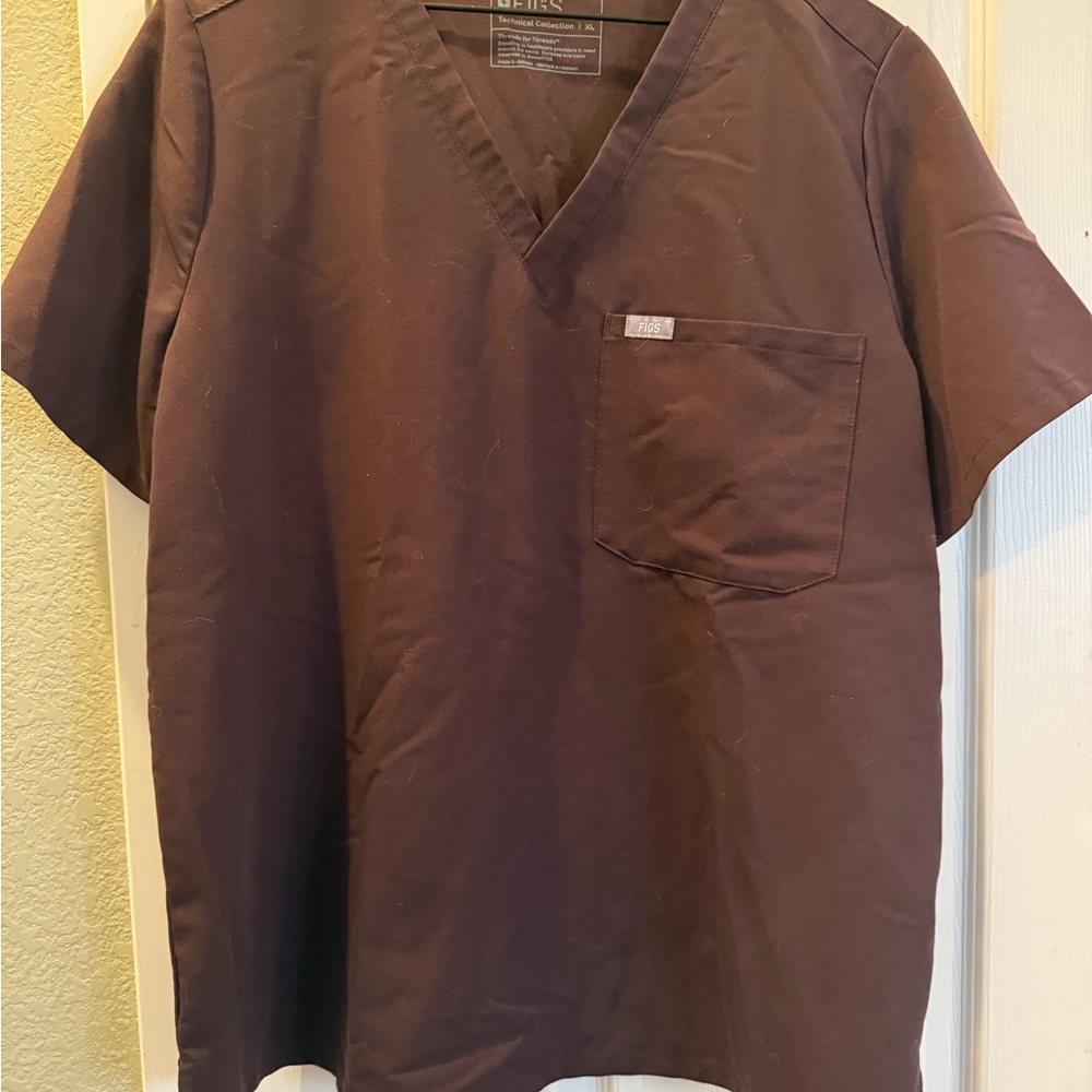 Figs Women’s Catarina  Chacolate Brown XL